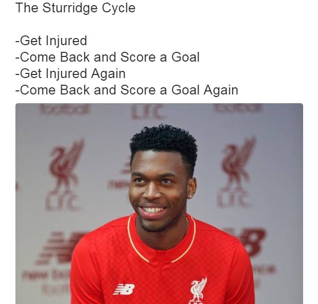 Trolling_FC's tweet photo. Daniel Sturridge is back and scored vs Aston Villa https://t.co/QVZ0r7bP8z