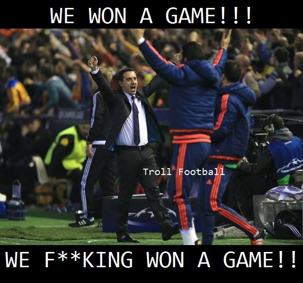 Trolling_FC's tweet photo. Gary Neville gets his first La Liga win after 10 games! https://t.co/KwXJxQjYUB