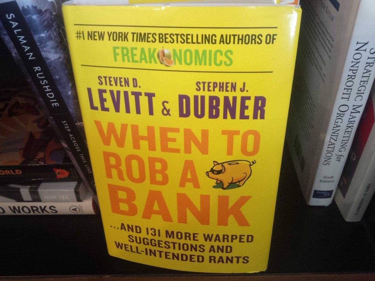 Thomas_Chanzy's tweet photo. Want to stop embezzlement? Look for employees who don't take vacations, @freakonomics authors say in #WhenToRobABank https://t.co/QuYw2ewyF8
