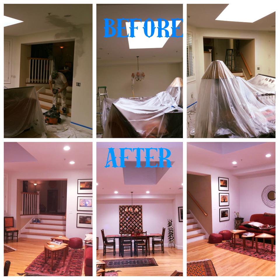 cassiokalil's tweet photo. Painting &amp; Water Damage Repair - Color China White #Painter #Benjamin_Moore #paintingideas #interiordesign #painting https://t.co/P52EpWgrUI