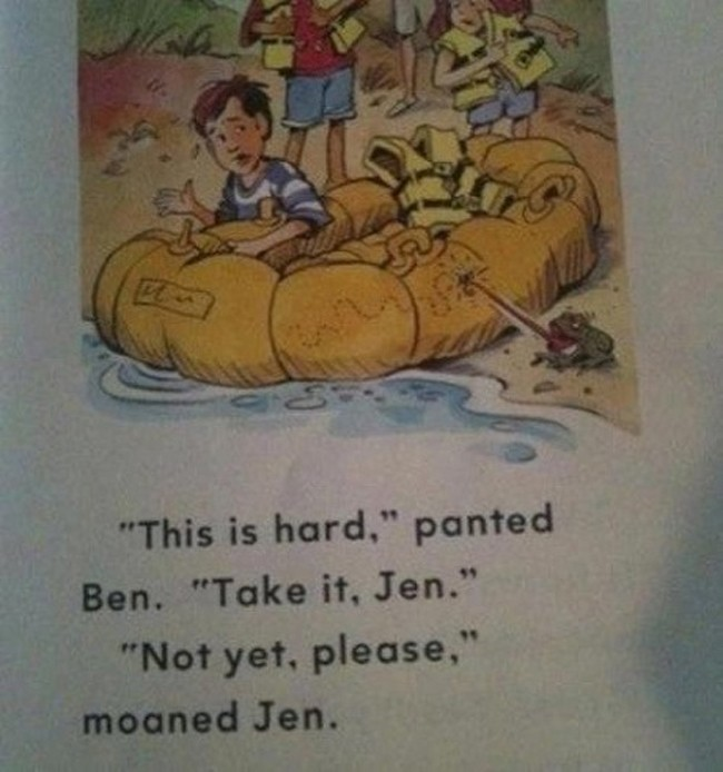 One last Valentine's Day tweet before going to bed #InappropriateChildrensBooks