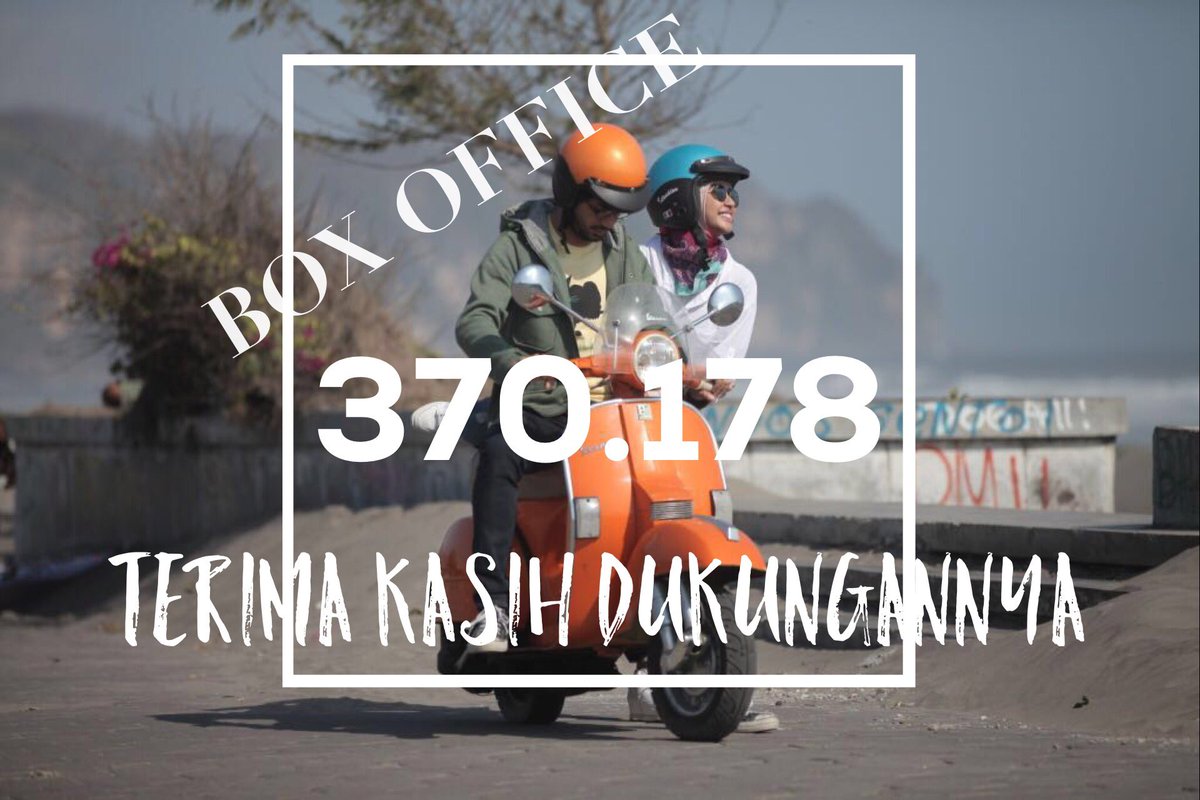 ManojPunjabiMD's tweet photo. Talak 3 sudah tembus 370.178 penonton. Terima kasih atas dukungannya! @Hanungbramantyo @Bellaudyaa @_VinoGBastian https://t.co/9Jdc77YoT9
