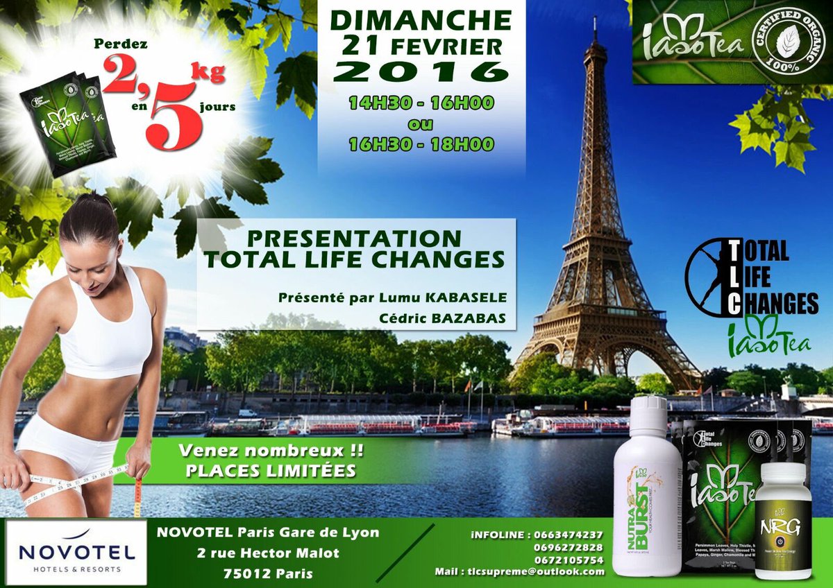 L'opportunité à saisir sans hésiter, total Life changes crée des millionnaires, allez y de ma part #ibo 5138731 🌟🙏🏻