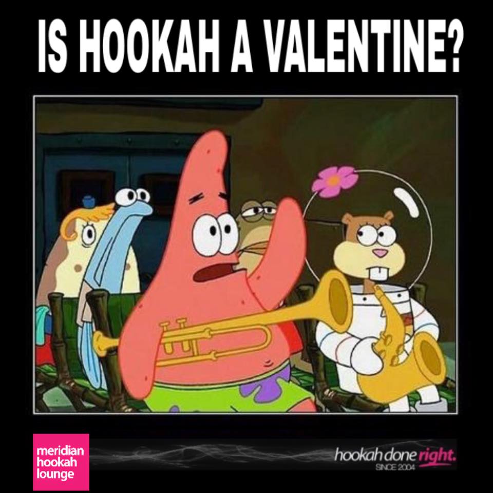 MeridianHookah's tweet photo. Come spend your Valentine's day "Hookah and Chilling" with #MeridianHookah! Check our FB to get $2 off your cover ;) https://t.co/68VLw1zcbx