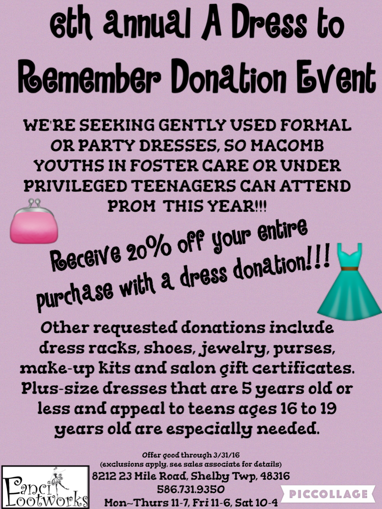 FanciFootworks's tweet photo. 6th ANNUAL A DRESS TO REMEMBER DONATION EVENT!!!
💗👗👛 https://t.co/rxhHRPWwjb https://t.co/Y4c05AAvkg