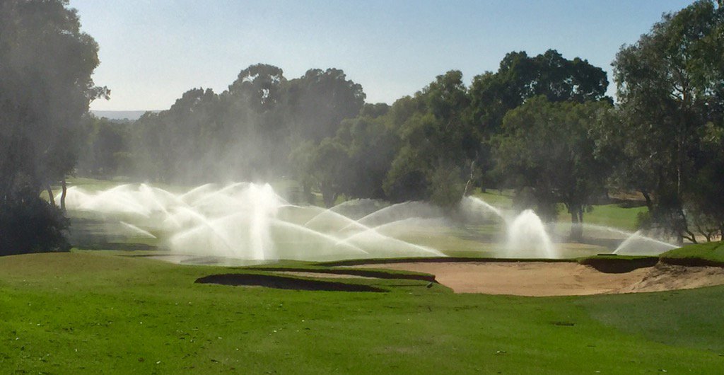 It's nice to have the capabilities  to water in large areas in one go. #wettingagent