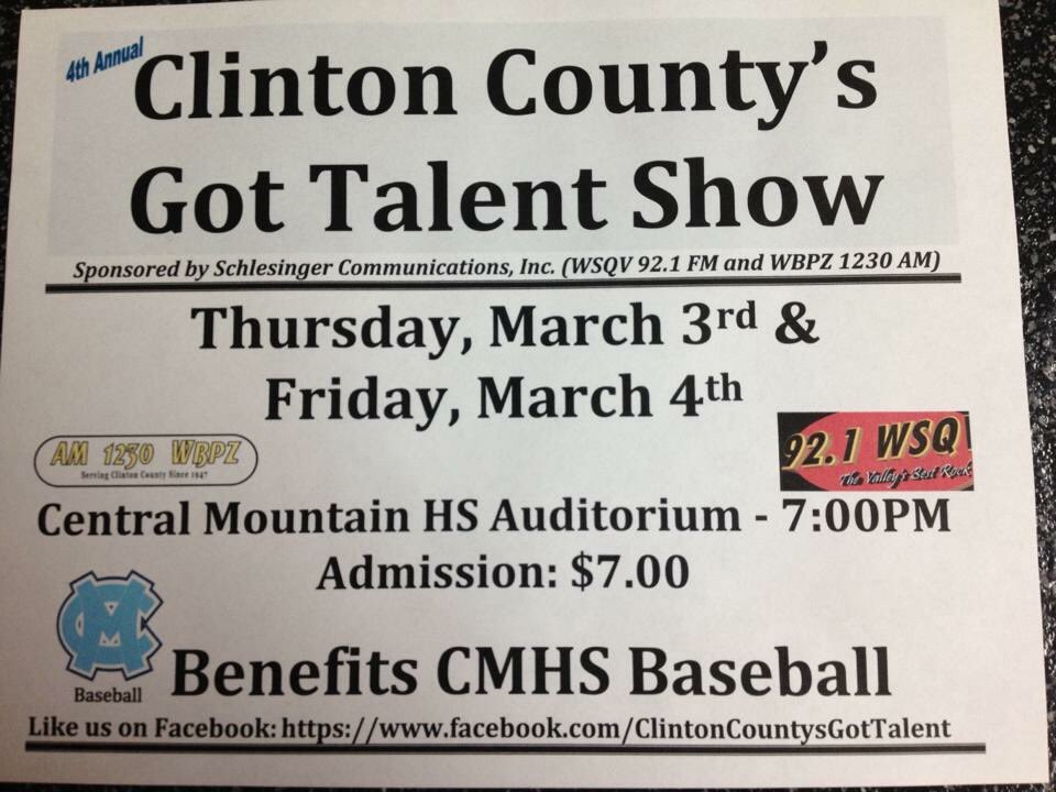 CMHS_proud's tweet photo. Still time to sign up! #ClintonCountyPa #KCSDelightful https://t.co/xSn5DA3HRK