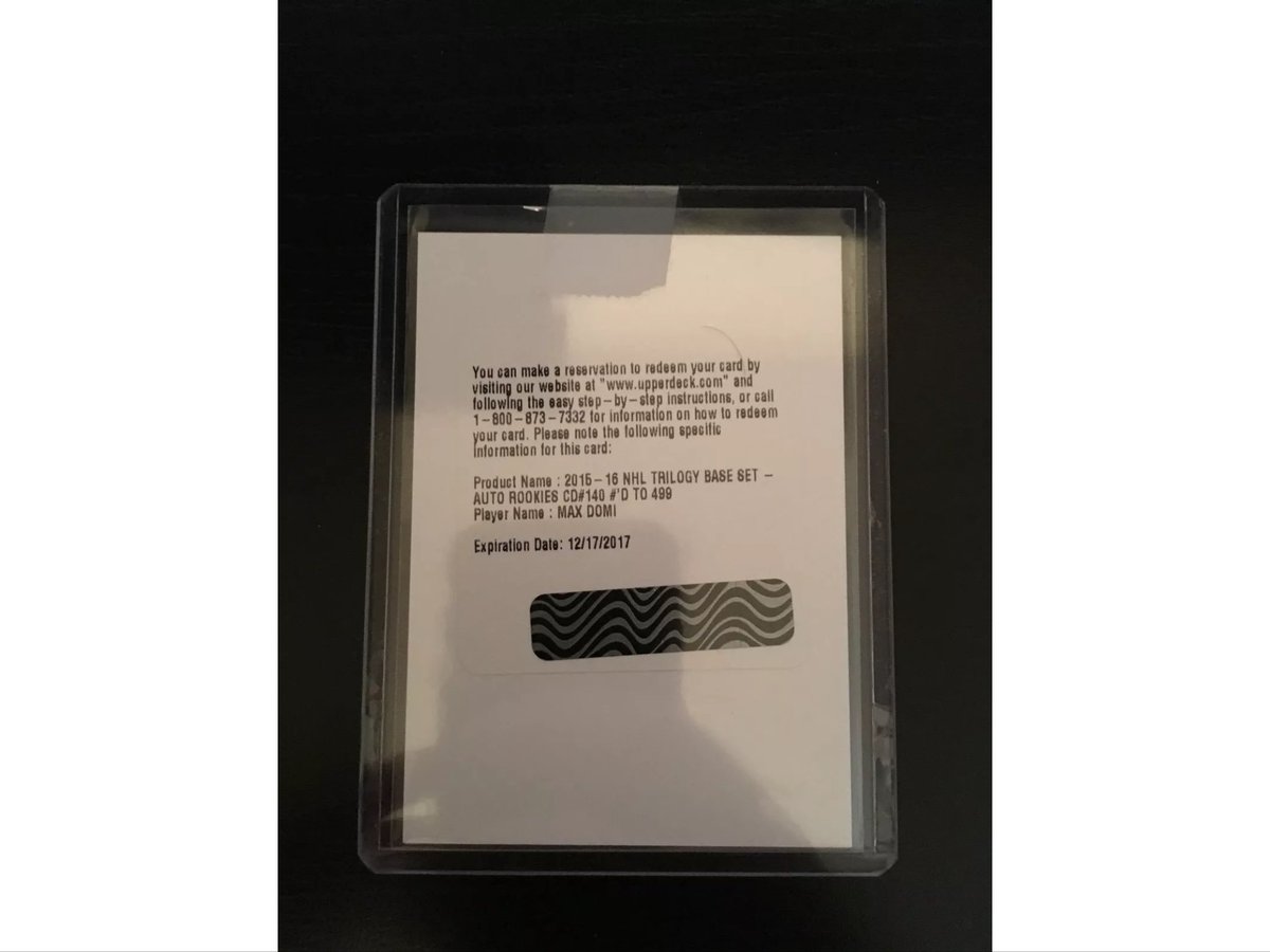 jeff_thegreat1's tweet photo. A few more additions to my sons Max Domi PC (: I think he has a case of #CardAddiction like his dad lmao https://t.co/2HXDqQ3tmF