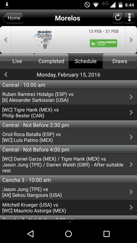TigreHank's tweet photo. Mañana primera ronda del #MorelosOpen @CreditoRealMx @ATPWorldTour @ATPWorldTour_ES
@WilsonSportingG @WilsonTennis https://t.co/noKpv7pC6A