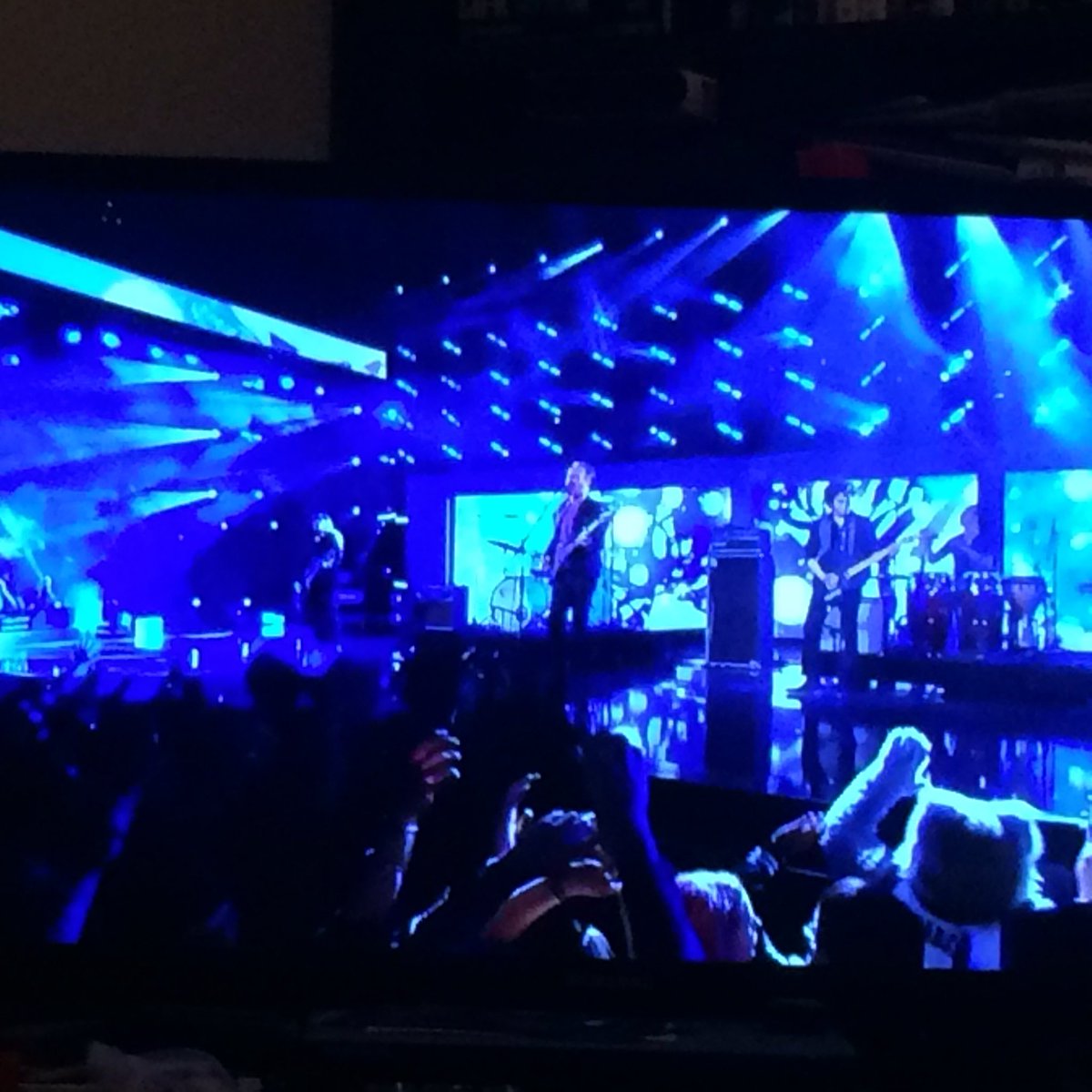JonGauthier's tweet photo. Well I gotta say @OfficialSting rocked the @NBAAllStar #NBAAllStarTO half time show rocked his old favourites woot! https://t.co/m6dwL4H1jr