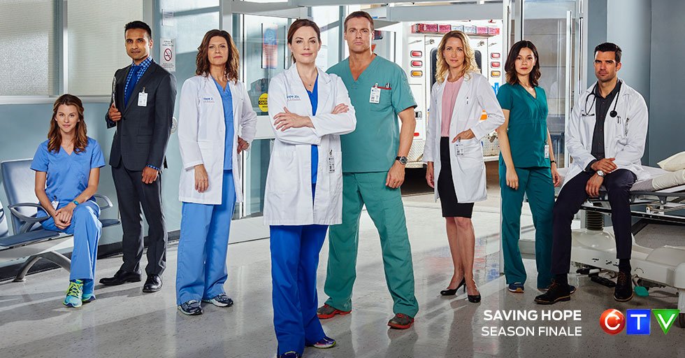 SavingHopeTV's tweet photo. Congrats to our amazing #SavingHope cast and crew for an incredible season! https://t.co/0tXzJIgwtO