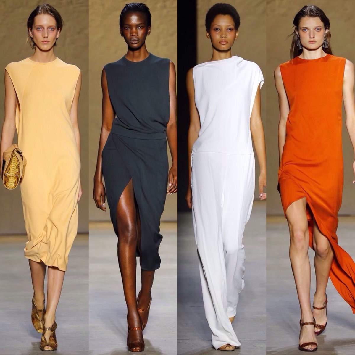 loving these flowing yet structured dresses <a href="/narcisostudio/">Narciso Rodriguez</a> #nyfw16 #rhsignaturecompany