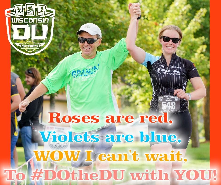 WiscDuSeries's tweet photo. Roses are red, Violets are blue, wow I can't wait, to #DOtheDU with YOU! https://t.co/e8C3qXABYN