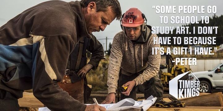 Topnotchlog's tweet photo. My buddy peter is having some challenges tonight @PioneerLogHomes @Paperny @hgtvcanada @HusqvarnaCA #timberkings https://t.co/vQ4mamrslg