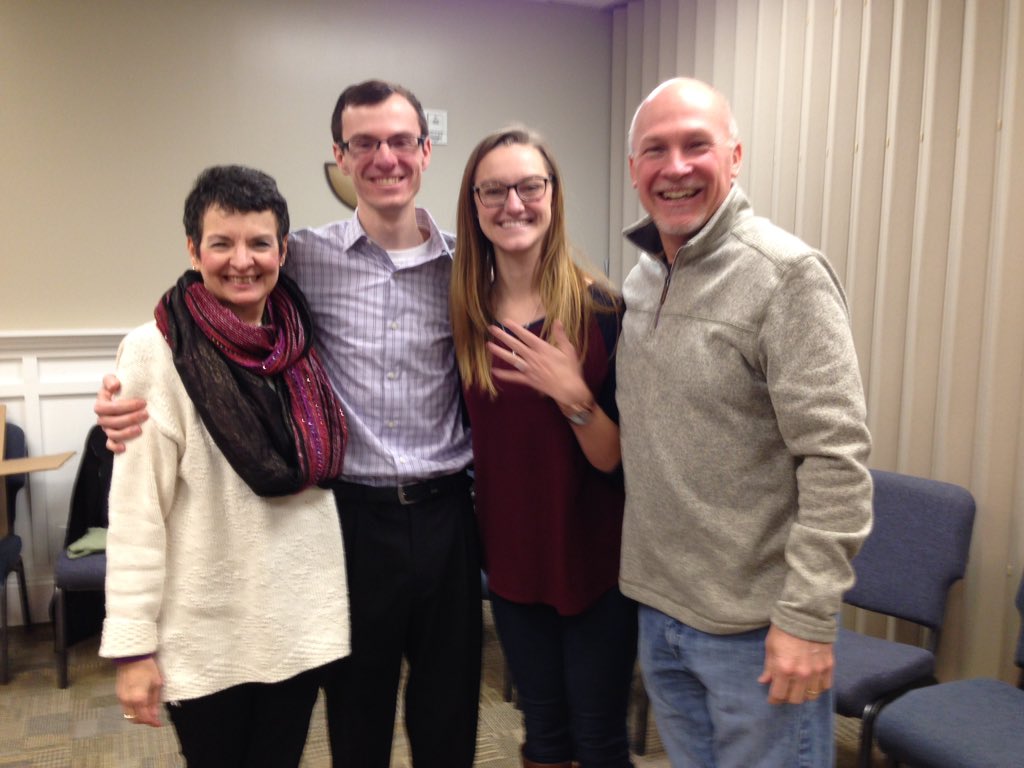MikeWakefield1's tweet photo. He proposed. She said Yes! Excited, blessed, and thankful! #AWakefieldWedding https://t.co/5vhigPNmvE