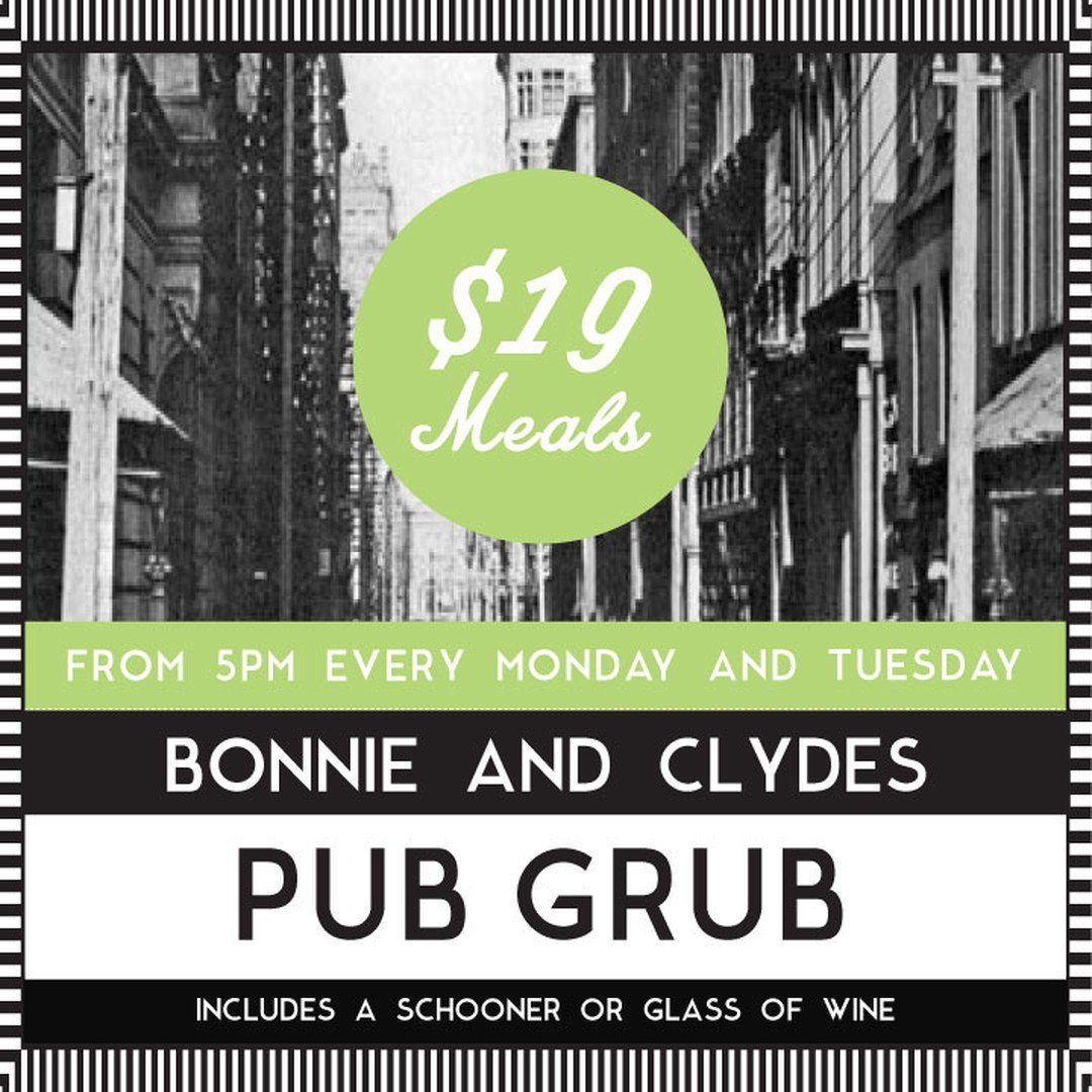 FathersOfficeQV's tweet photo. Every Monday &amp; Tuesday from 5pm, $19 meals are an absolute steal. #fathersoffice #qv #melbourne #bonnieandclyde https://t.co/bGm2jY7yRd