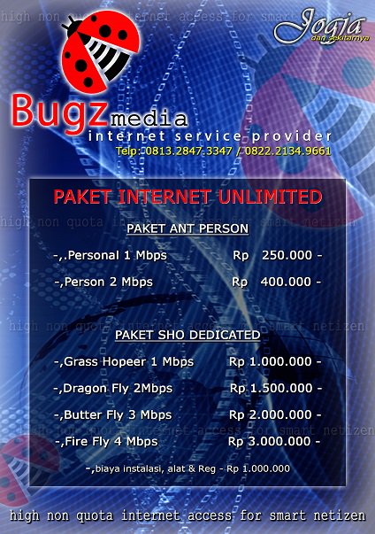 Wirausahaplus's tweet photo. ISP yang cocok untuk di kost rumah bahkan kantor. ulalaaa bisa internetan unlimited #BugzMedia #ISP #JogjaInternet https://t.co/U6K7M5IEd7