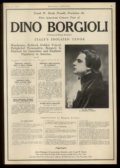 today_classical's tweet image. #Today in 1891 Birth of #tenor Dino #Borgioli #MusicHistory #classicalmusic