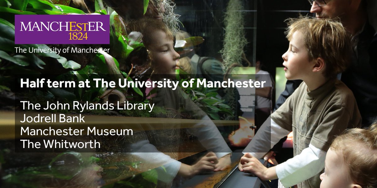 OfficialUoM's tweet photo. Be inspired this half term at @OfficialUoM. https://t.co/qjkho3zXbV https://t.co/rvMZsDbNkK