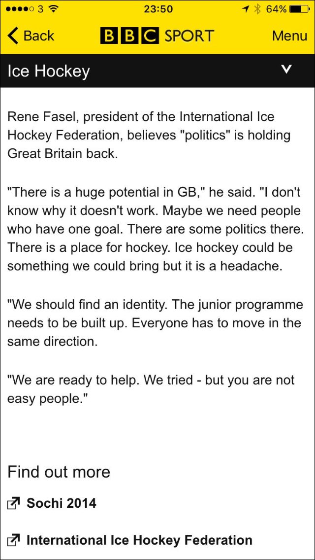 natshinoda's tweet image. Some strong words from the president of the @IIHFHockey about the UK hockey set up. I completely agree