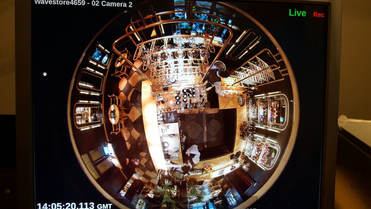 TelsecIP's tweet image. So gd we can see the future Our new crystal ball! @Axis_NEur 360 with @wavestore VMS @ Blakes hotel new restaurant!