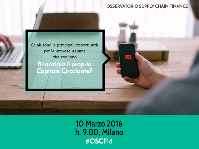 Oss_SCF's tweet image. #OSCF16 #DSO #WorkingCapitalOptimization #DPO #SupplyChainFinance - Milano, 10/03 FreeEvent j.mp/OSCF_16