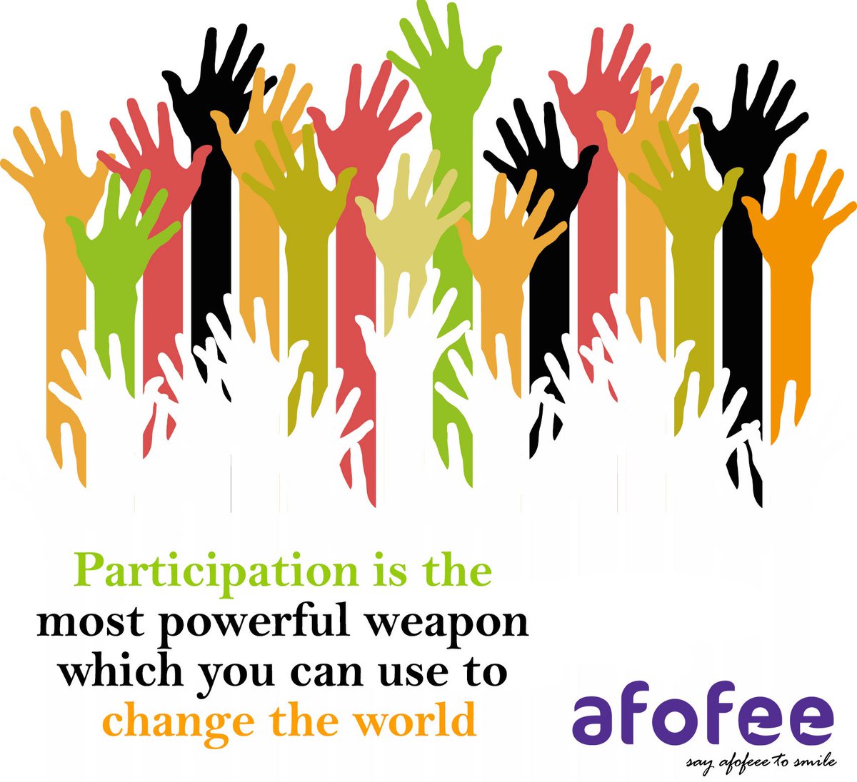 sayafofee's tweet photo. Participation is the most powerful weapon which you can use to change the world https://t.co/1PJoH2uZYk
