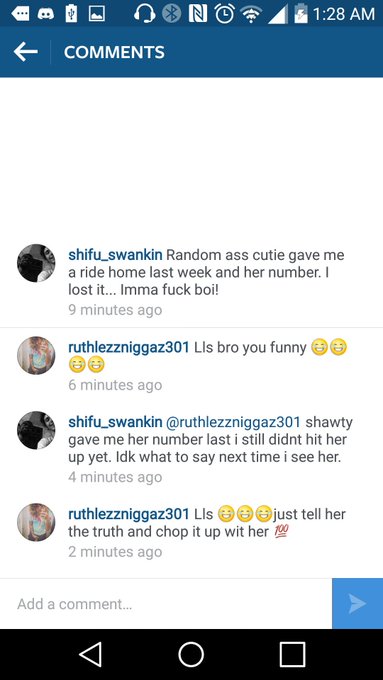 Tell her the truth!? I aint tryna marry the bitch nor am i that desperate. Lol https://t.co/3a9PcrfM