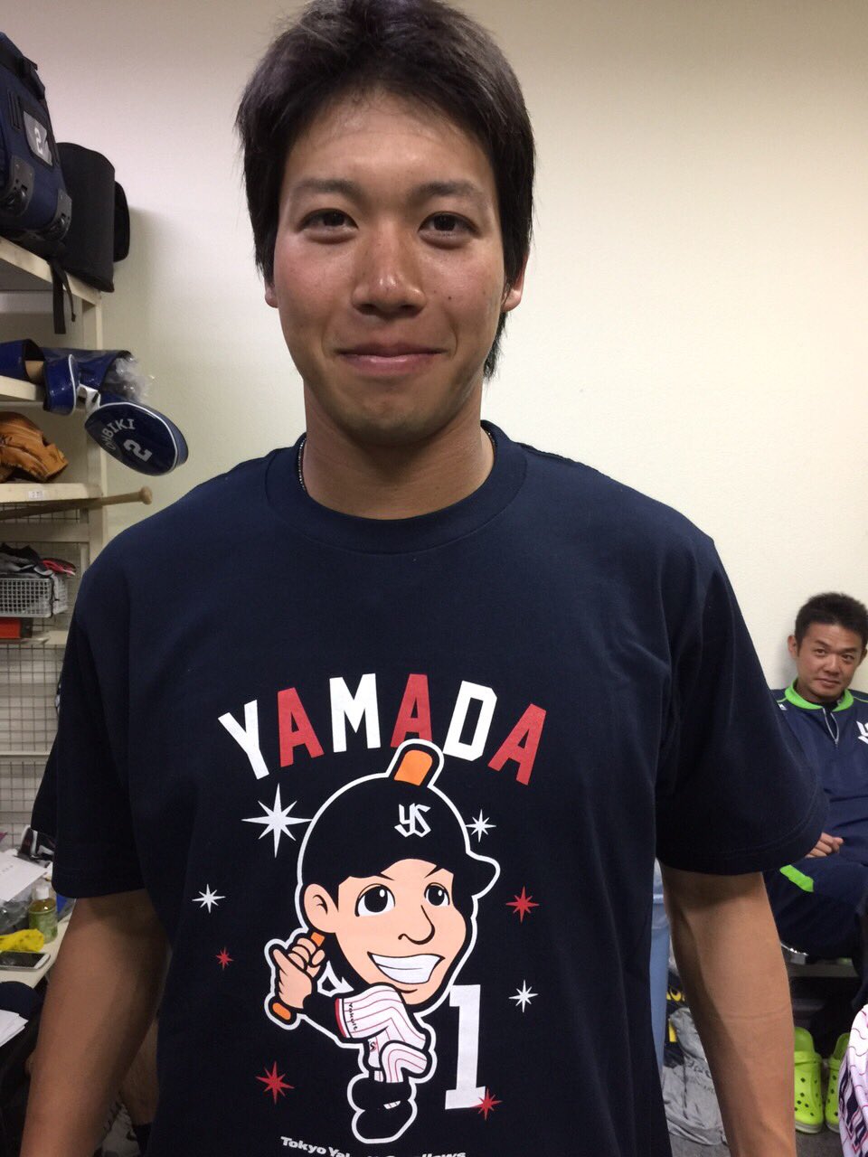 山田哲人選手 イラストTシャツ