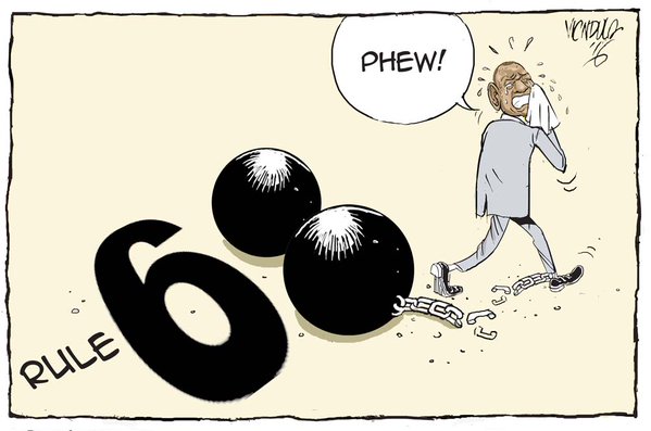 TheStarKenya's tweet photo. EDITORIAL CARTOON: Did the bellyaching at the AU summit spell doom for #Rule68 via @ndula_victor https://t.co/hW8uh7pEU1
