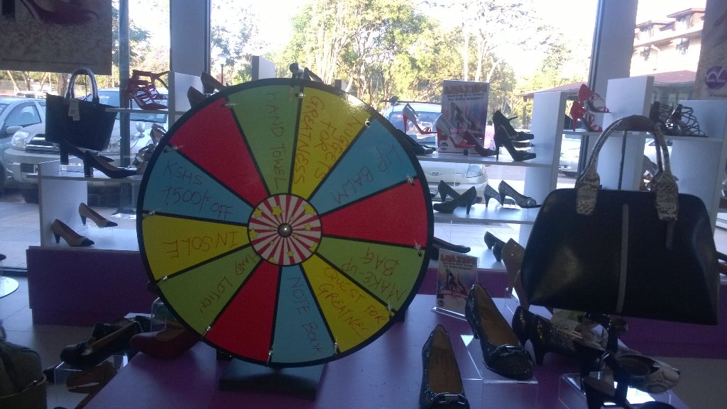 TheHubKaren's tweet photo. Spin the wheel for a chance to win some freebies from WIDE SHOE COLLECTION #InsideTheHub #TheExperienceHasBegun https://t.co/Ki5QeCSwJm