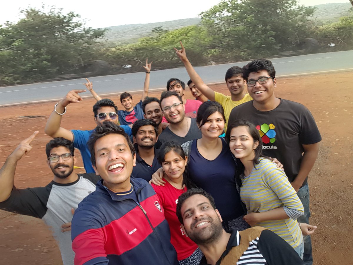 Team Rolocule bonding over an adventure packed trip to Dandeli. A truly refreshing start to #2016 #awesomefun #super