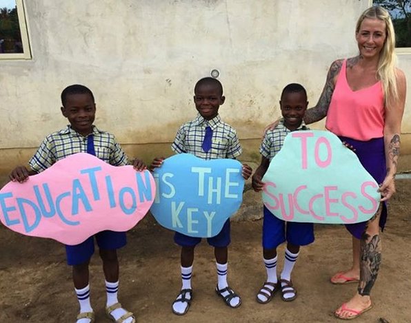 GuF4a's tweet photo. Dane works to save Nigerian children from witchcraft. What a selfless and amazing woman. https://t.co/9YTyDmRlxc https://t.co/5Frv69AOYv