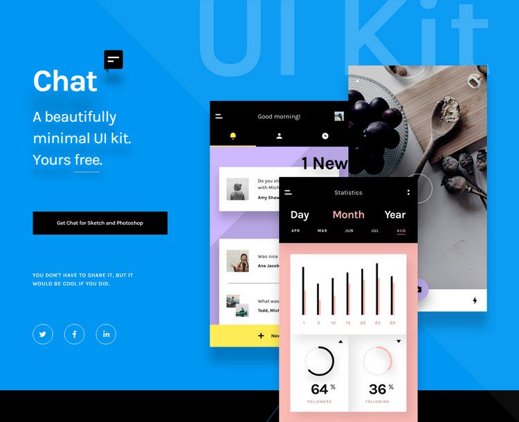 GaspixNet's tweet image. Chat Free Minimal PSD Sketch Ui Kit by @InVisionApp
#SketchUiKit #Minimal #PSD #Free
gaspix.net/2016/02/chat-f…