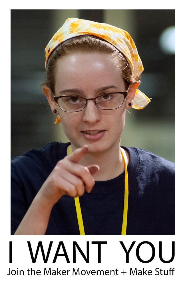 Arestinson's tweet photo. Ms. Mueller states her mind @TechShopDC #makers https://t.co/KVzWIiEwDh