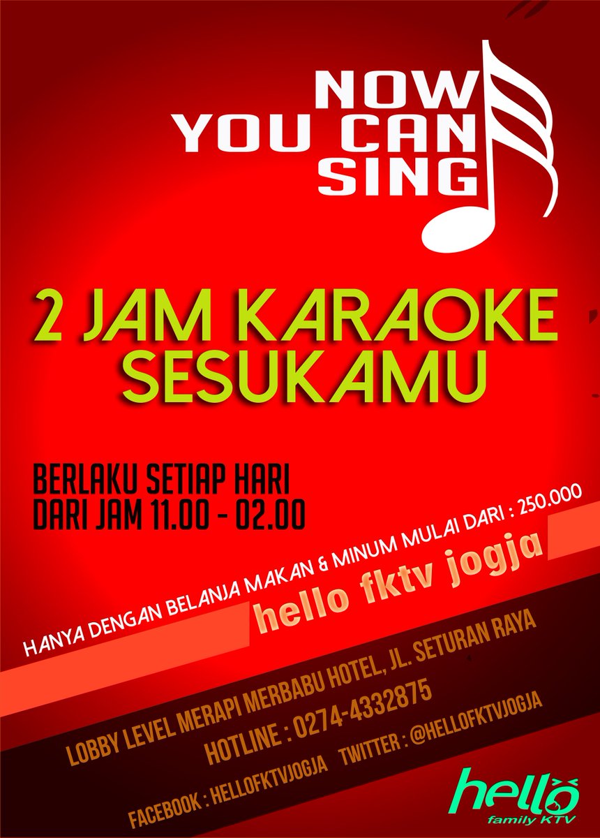 Semangat hari senin..... :)
@HellofktvJogja