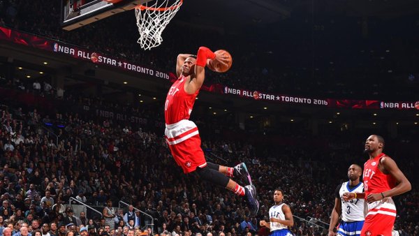 WeMadeANewAcnt's tweet photo. West Beats East 196-173 in 2016 NBA All-Star Game, Westbrook Wins MVP, PG-13 Drops 41 - https://t.co/QyRzb6Ntkj https://t.co/CFUwaCHPWZ