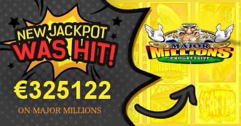JackpotsPro's tweet photo. The world has new progressive jackpot winner - Major Millions player. #majormillions #jackpotwinner #casino #jackpot https://t.co/YwZuwAHpvL