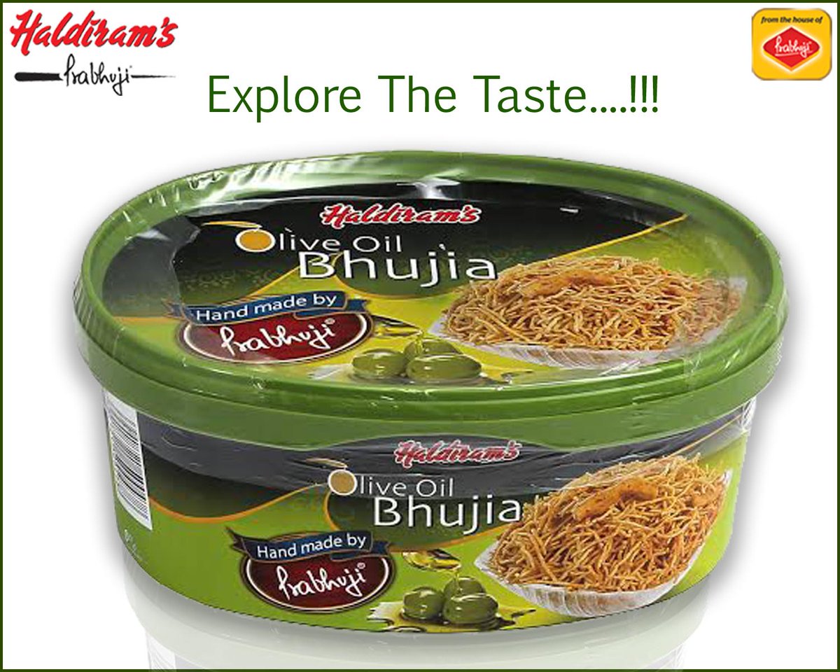 Haldiram's Prabhuji Olive Oil Bhujia(Box).#HaldiramPrabhuji #OliveOil #snack #onlineshopping haldiramprabhuji.in/olive-oil-bhuj…