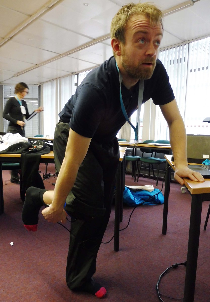 telecosy's tweet photo. More from Bodily Sketching With Sensable Stretchables studio #tei16 #motioncapture #posture #mockup #machinewashable https://t.co/PXW3jFfDEU