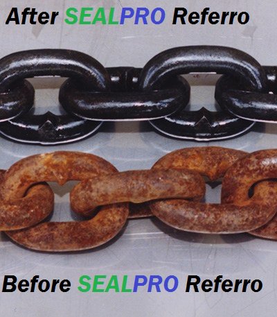 SealProSA's tweet photo. "Feeling a little Rusty" after the weekend?
#SealPro #Referro Converts Rust into a 100% #waterproof chemical coating https://t.co/Rg5ITntqjr