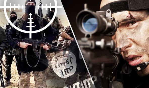 Daily_Express's tweet photo. Poetic justice: SAS sniper blows head off ISIS chief teaching jihadis how to DECAPITATE https://t.co/JYdBnYsLsR https://t.co/6KFi1YuyRo