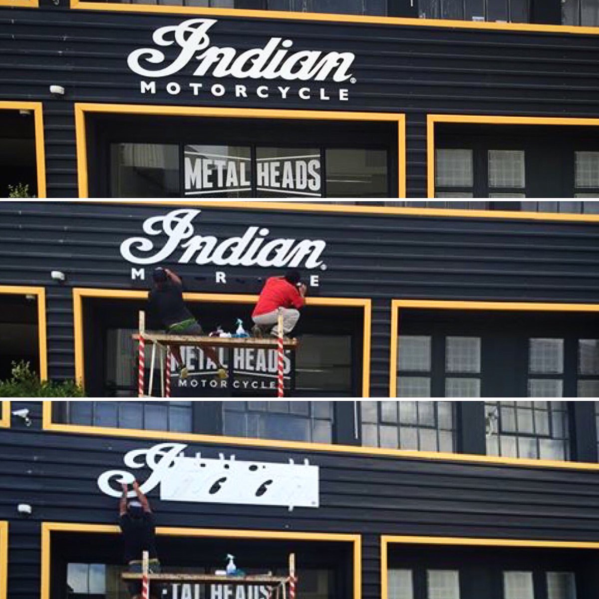 METALHEADS_M's tweet photo. Proud to announce the arrival of our Indian Motorcycles signage !!! https://t.co/KGwtOr63Ur