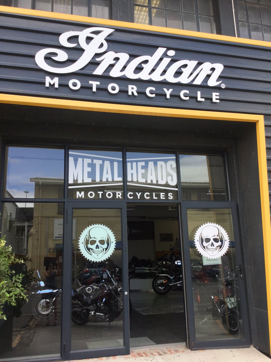 METALHEADS_M's tweet photo. Proud to announce the arrival of our Indian Motorcycles signage !!! https://t.co/KGwtOr63Ur