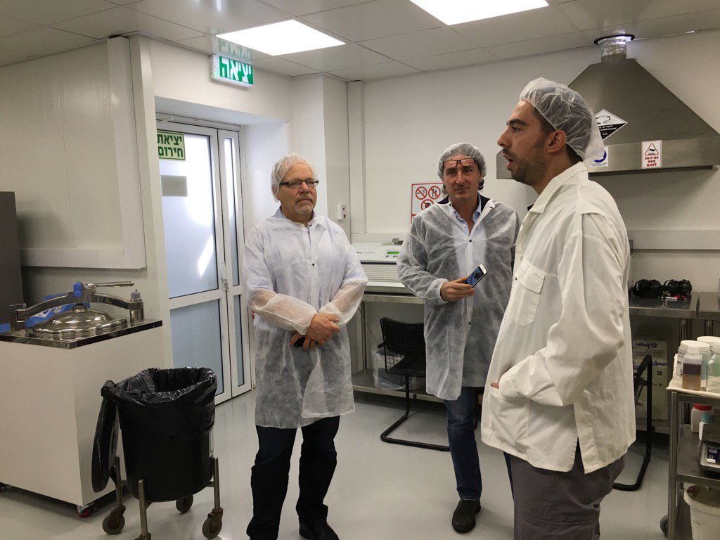 LiatSimha's tweet photo. The journalists visit @LipogenBio plant during press tour today https://t.co/74U3nUM0pw