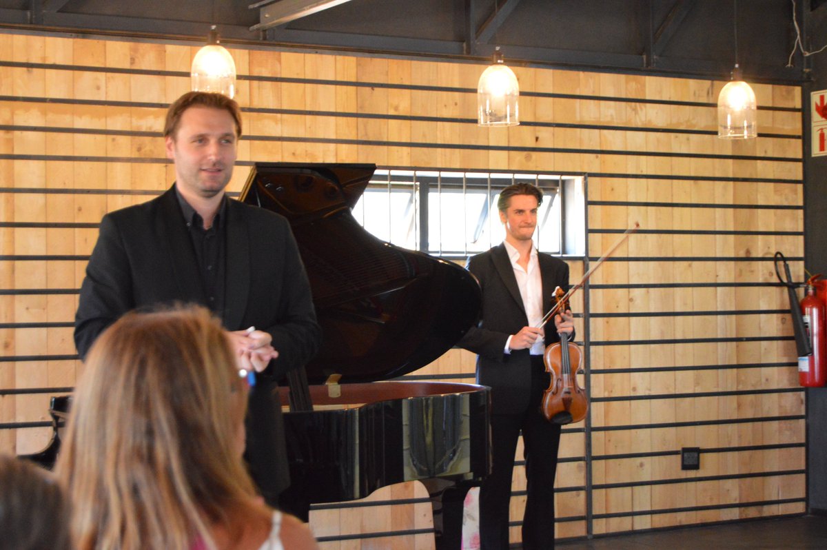 Philippe Raskin &amp; Johannes Fleischmann played sonatas for Violin &amp; Piano on 7 Feb - on.fb.me/1SrrhbO