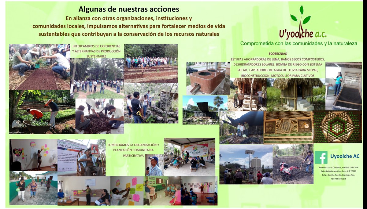 Uyoolche's tweet photo. Algunas de nuestras acciones, desde equipo #Uyoolche, en #ZonaMaya de #QuintanaRoo y #PeninsulaYucatan https://t.co/quKgZ3GCvJ