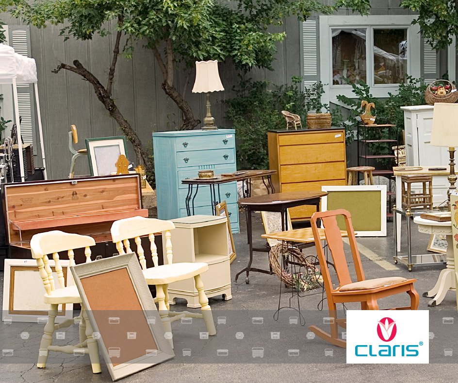 ClarisHome's tweet photo. Punya barang bekas tapi masih layak pakai? Bikin garage sale aja yuk Clarista. Pernah mencoba? #CLARIScreative https://t.co/iTSu32iqJJ