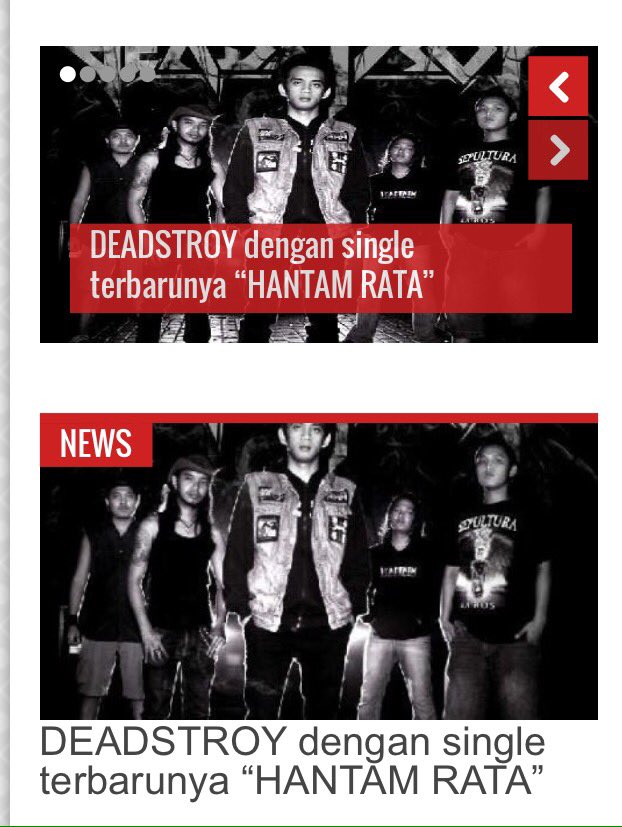 Deadstroy_band's tweet photo. https://t.co/2r5uusiSzw #checkkk this out !!
Thrash, Fresh, and Fast! #budayakanantri https://t.co/iOqgJqpyg0