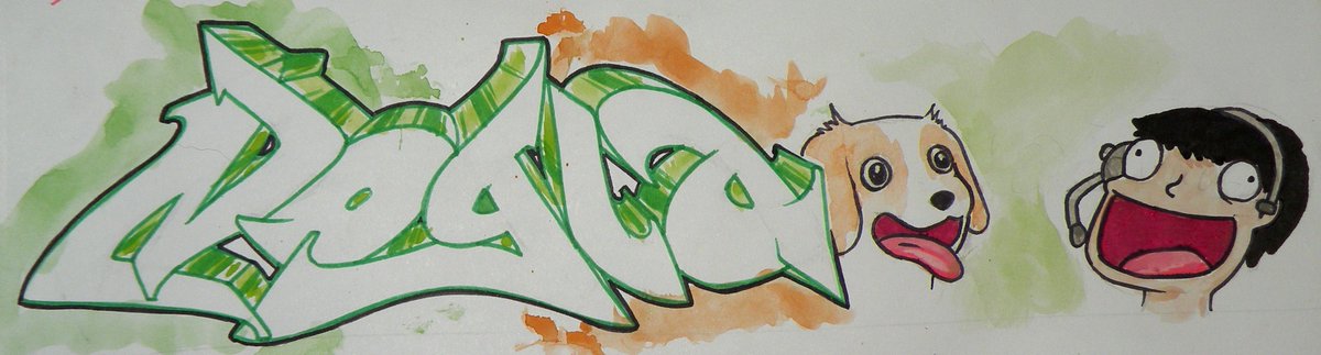 EmiTwo1's tweet image. @DaithiDeNogla Nogla and Joe fanart graffiti :D